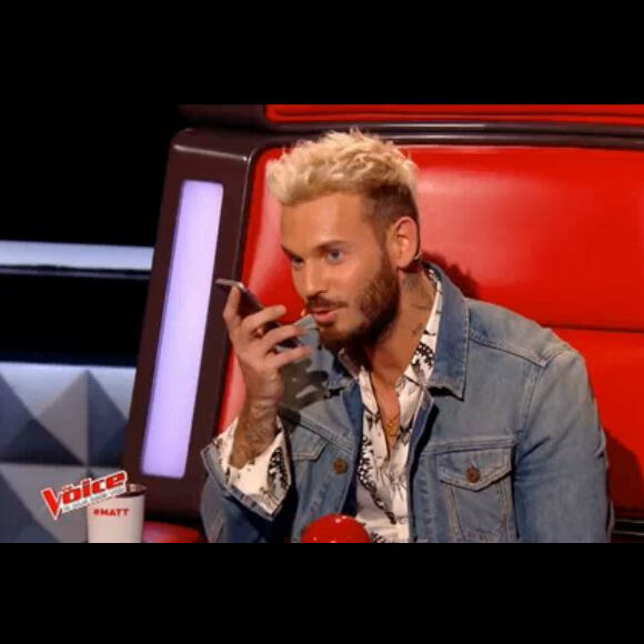 M. Pokora dans "The Voice 6", sur TF1, le samedi 25 février 2017.