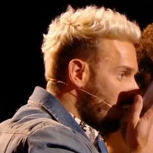 M. Pokora dans "The Voice 6", sur TF1, le samedi 25 février 2017.