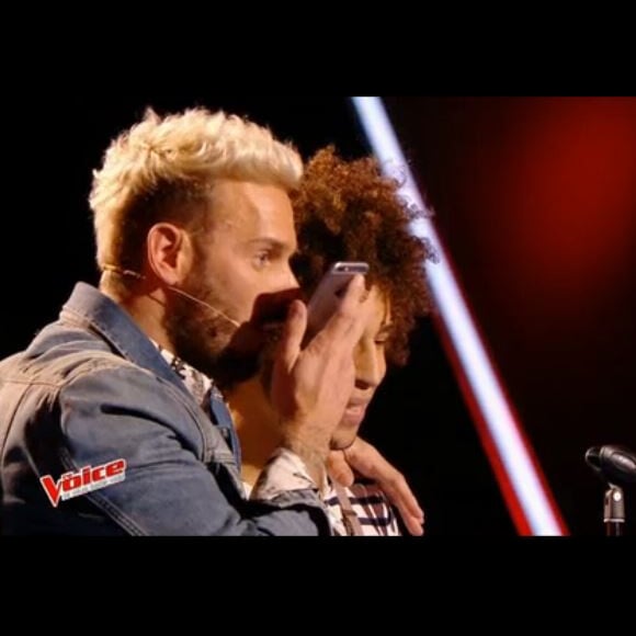 M. Pokora dans "The Voice 6", sur TF1, le samedi 25 février 2017.