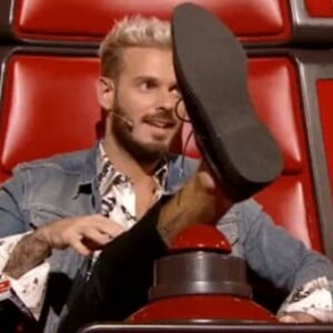 M. Pokora dans "The Voice 6", sur TF1, le samedi 25 février 2017.