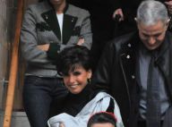 Rachida Dati sortie de clinique avec sa petite Zohra... en bandoulière ! (réactualisé plus de photos)