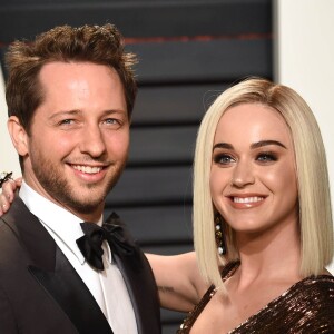 Derek Blasberg et Katy Perry à la soirée Vanity Fair pour les Oscar le 26 février 2017