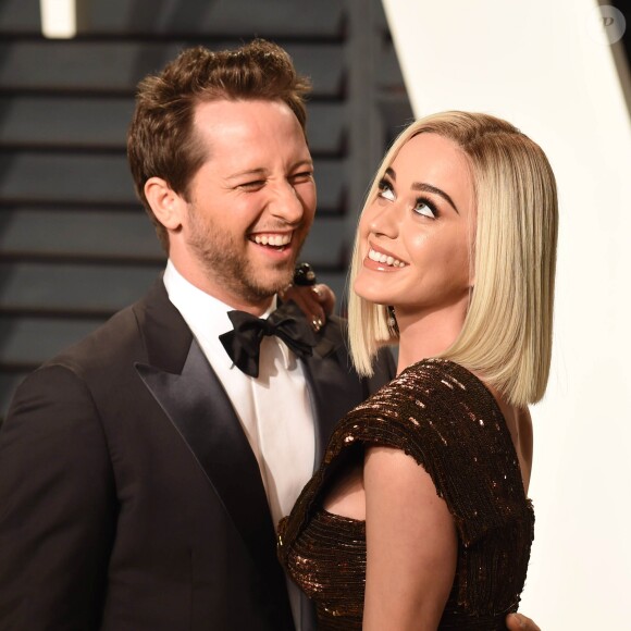 Derek Blasberg et Katy Perry à la soirée Vanity Fair pour les Oscar le 26 février 2017