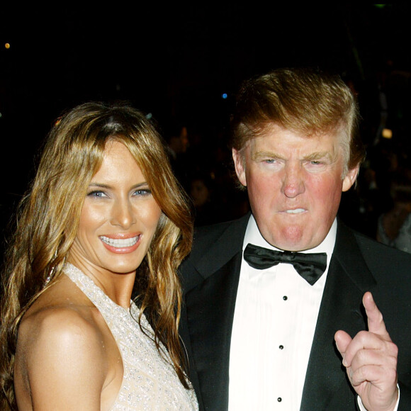 Donald Trump et Alania à Los Angeles le 27 février 2005.