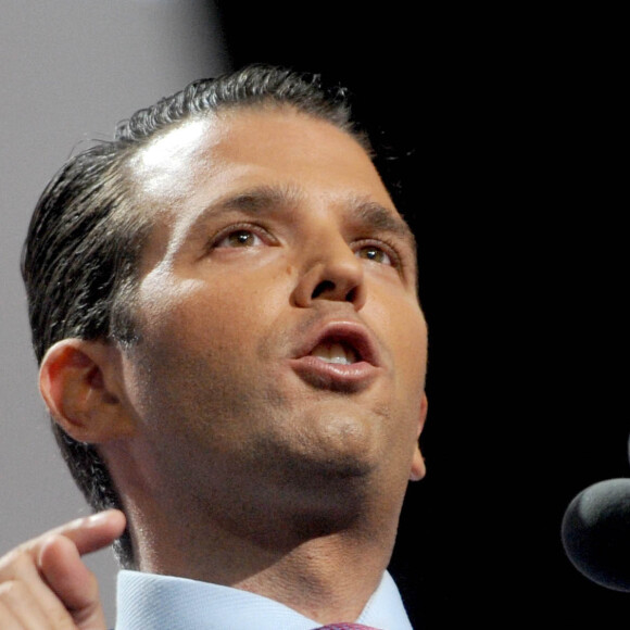 Donald Trump, Jr. lors de la 2ème jour de la convention républicaine à Cleveland, le 19 juillet 2016.