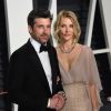 Patrick Dempsey et sa femme Jillian Fink - Vanity Fair Oscar viewing party 2017 au Wallis Annenberg Center for the Performing Arts à Beverly Hills, le 26 février 2017.