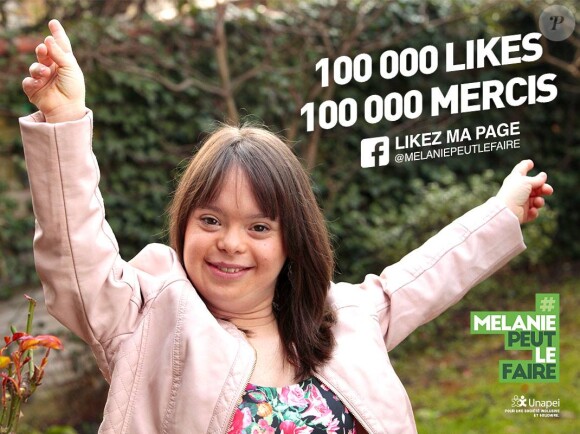 La jeune Mélanie a atteint ses 100 000 likes sur Facebook