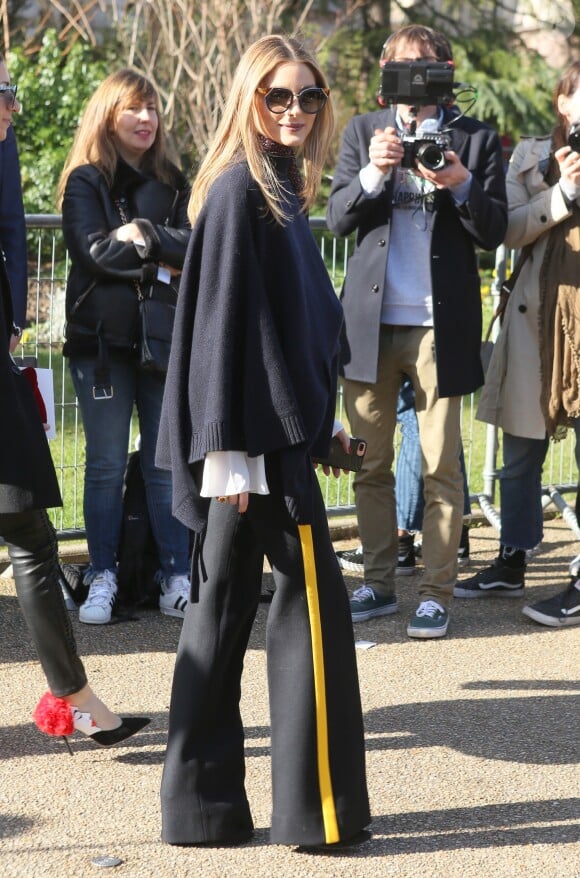 Olivia Palermo - Défilé Chloé, prêt-à-porter automne-hiver 2017/2018 au Grand Palais à Paris. Le 2 mars 2017.