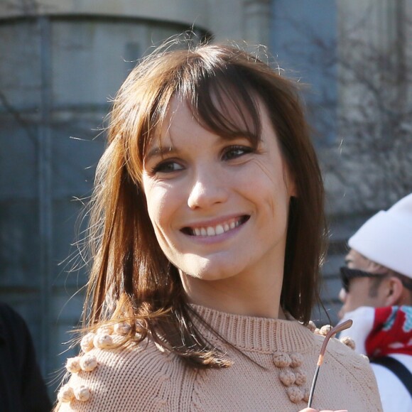 Ana Girardot - Défilé Chloé, prêt-à-porter automne-hiver 2017/2018 au Grand Palais à Paris. Le 2 mars 2017.