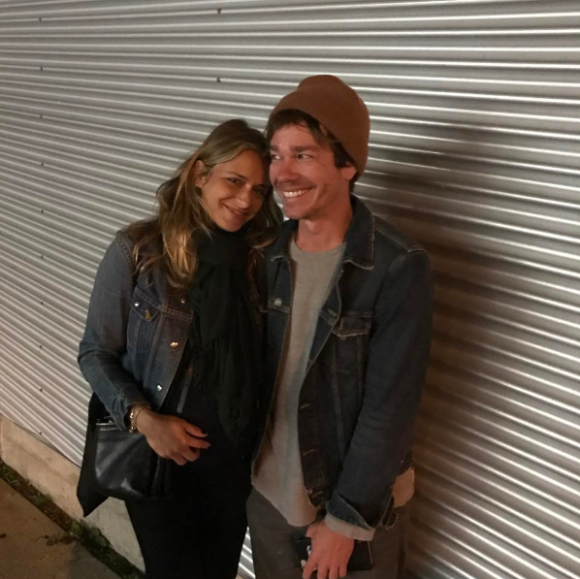 Samantha Ronson et Nate Ruess peu de temps avant la naissance de leur fils, sur une photo publiée sur Instagram le 24 février 2017