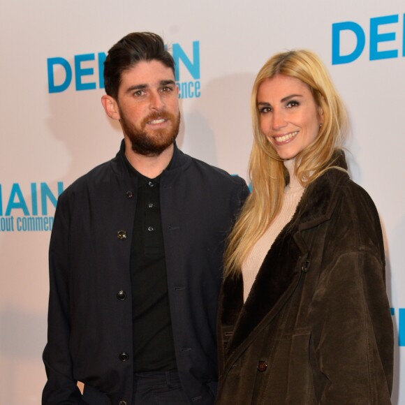 Alexandra Rosenfeld (Miss France 2006) et son compagnon Etienne à l'Avant première du film "Demain tout commence" au Grand Rex à Paris le 28 novembre 2016. © Coadic Guirec/Bestimage