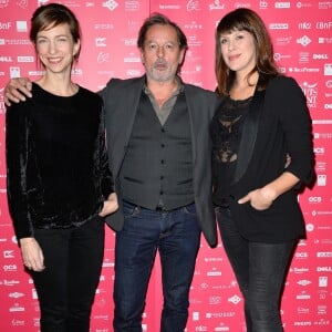 Emilie Caen, Christophe Alévêque et Serena Reinaldi - Soirée d'ouverture de la 12ème édition du Festival "Paris Courts Devants" au MK2 Bibliothèque à Paris le 29 novembre 2016. © Coadic Guirec/Bestimage