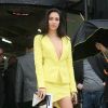 Jessica Kahawaty arrivant au défilé de mode "Mugler", collection prêt-à-porter Automne-Hiver 2017-2018 à Paris, le 4 Mars 2017.© CVS/Veeren/Bestimage