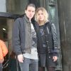 Tamy Glauser et sa compagne Dominique Rinderknecht arrivant au défilé de mode "Mugler", collection prêt-à-porter Automne-Hiver 2017-2018 à Paris, le 4 Mars 2017.© CVS/Veeren/Bestimage
