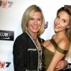 Olivia Newton-John et sa fille Chloe Lattanzi à la Première du film "Syfy's 'Dead 7" à Los Angeles le 1er avril 2016.