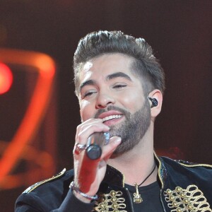 Le chanteur Kendji Girac à la 30ème édition du Téléthon 2016 (AFMTéléthon) à l'hippodrome de Longchamp à Paris, France, le 3 décembre 2016. Ce grand marathon caritatif en faveur de la recherche sur les maladies rares, s'est achevé dans la nuit avec 80,31 millions d'euros de promesses de dons au compteur, a annoncé l'Association Française contre les Myopathies (AFM-Téléthon). © Coadic Guirec/Bestimage