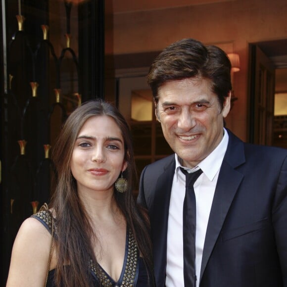 Georges Corraface et sa fille Zoé à la soirée Global Gift Gala à l'hôtel Four Seasons George V à Paris le 28 mai 2012.