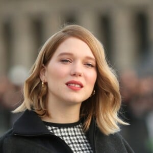 Léa Seydoux au défilé de mode "Louis Vuitton", collection prêt-à-porter Automne-Hiver 2017-2018 au Louvres à Paris, le 7 Mars 2017.© CVS/Veeren/Bestimage