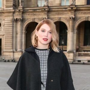 Léa Seydoux au défilé de mode "Louis Vuitton", collection prêt-à-porter Automne-Hiver 2017-2018 au Louvres à Paris, le 7 Mars 2017.© CVS/Veeren/Bestimage