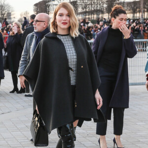 Léa Seydoux au défilé de mode "Louis Vuitton", collection prêt-à-porter Automne-Hiver 2017-2018 au Louvres à Paris, le 7 Mars 2017.© CVS/Veeren/Bestimage