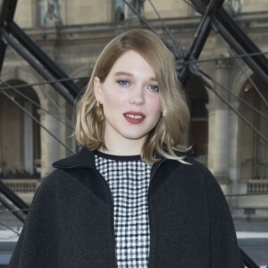 Léa Seydoux au défilé de mode "Louis Vuitton", collection prêt-à-porter Automne-Hiver 2017-2018 au Louvres à Paris, le 7 Mars 2017.© CVS/Veeren/Bestimage