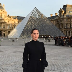 Jennifer Connelly au défilé de mode "Louis Vuitton", collection prêt-à-porter Automne-Hiver 2017-2018 à Paris,Musée du Louvre le 7 Mars 2017.