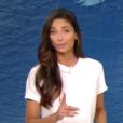 Première météo de Tatiana Silva sur TF1. Le 10 mars 2017.