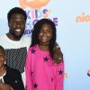 Kevin Hart avec sa fille Heaven et son fils Hendrix - Nickelodeon's 2017 Kids' Choice Awards à l'USC Galen Center à Los Angeles le 11 mars 2017.