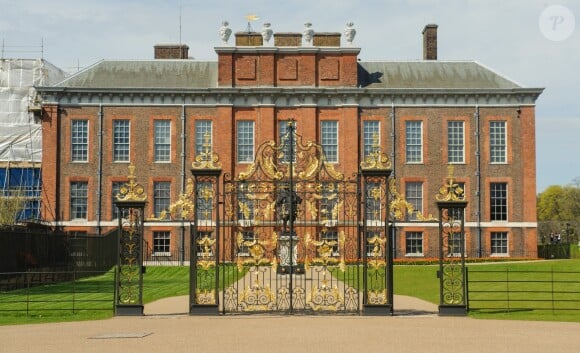 Vue du palais de Kensington, à Londres.