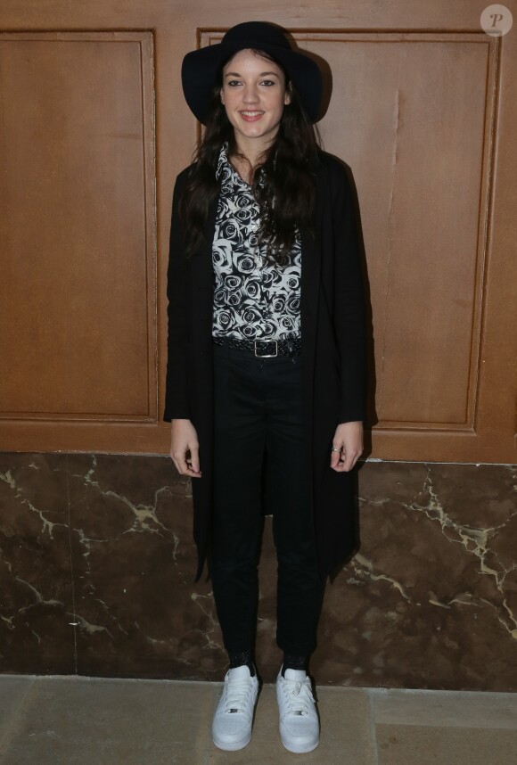 La chanteuse Jain (Jeanne Galice) au défilé de mode "Agnès b", collection prêt-à-porter Automne-Hiver 2017-2018 à Paris, le 7 Mars 2017.© CVS/Veeren/Bestimage
