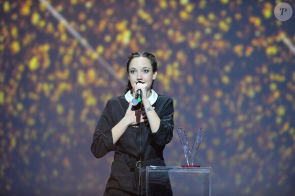 Jain (artiste féminine) lors de la 32ème cérémonie des "Victoires de la Musique" au Zénith de Paris, le 10 février 2017. © Guirec Coadic/Bestimage
