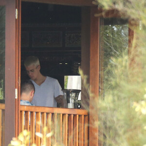 Justin Bieber sur l'île de Peace Island en Australie le 14 mars 2017