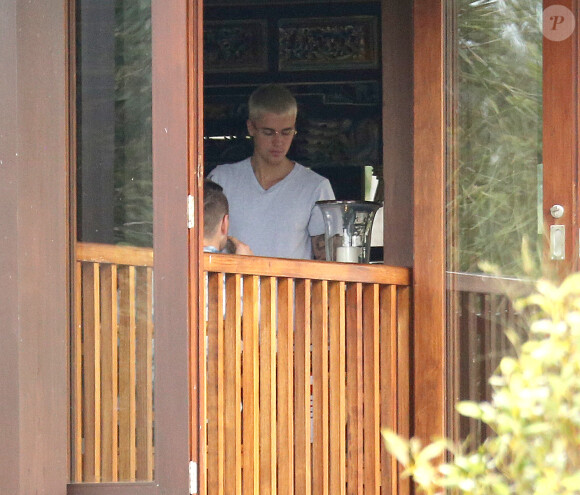 Justin Bieber sur l'île de Peace Island en Australie le 14 mars 2017