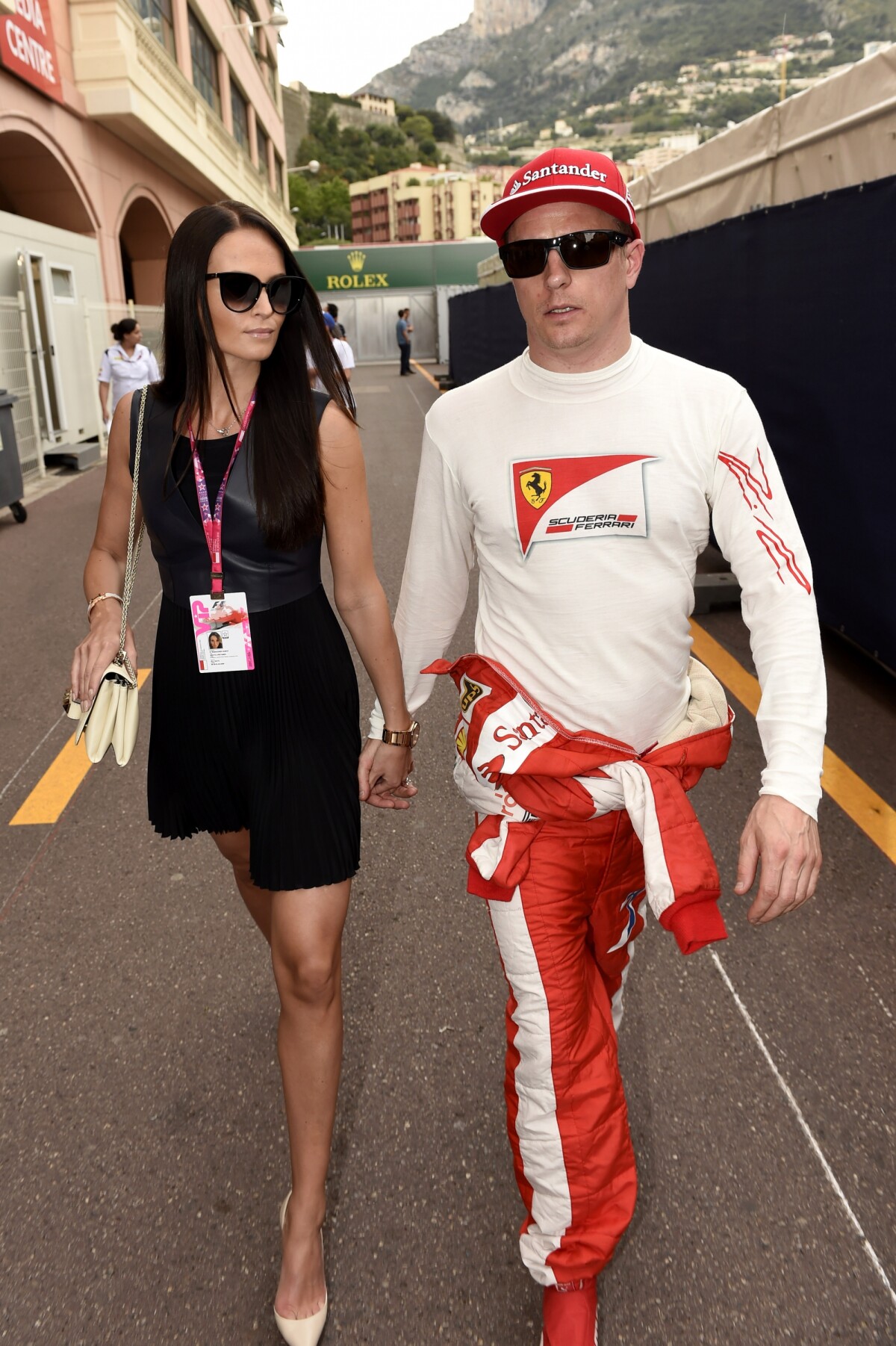 Photo : Kimi Räikkönen et Minttu Virtanen au Grand Prix de Formule 1 de