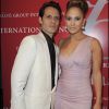 Marc Anthony et Jennifer Lopez à New York en 2008. Le couple s'était marié en 2004 et avait rompu en 2011. Le divorce a été prononcé trois ans plus tard. Ensemble, ils ont eu les jumeaux Max et Emme (nés en 2008).