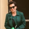 Kris Jenner (habillée en vert pour la St Patrick) - La famille Kardashian fête l'anniversaire de Rob Kardashian à Los Angeles, le 17 mars 2017
