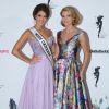 Iris Mittenaere (Miss Univers 2017), Sylvie Tellier au Gala de charité au profit de l'association "Les Bonnes fées" à l'hôtel d'Evreux, Place Vendôme à Paris, le 20 mars 2017. © CVS/Bestimage
