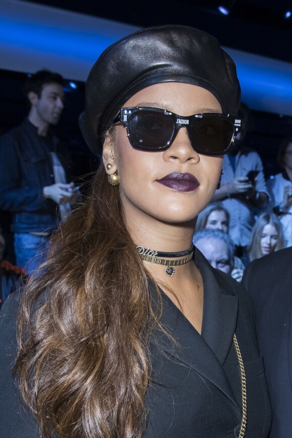 Rihanna - Frontrow - Défilé de mode prêt-à-porter Automne-Hiver 2017-2018 "Christian Dior" à Paris le 3 mars 2017.