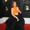 Rihanna à la 59ème soirée annuelle des Grammy Awards au théâtre Microsoft à Los Angeles, le 12 février 2017