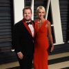 James Corden et sa femme Julia Carey - Vanity Fair Oscar viewing party 2017 au Wallis Annenberg Center for the Performing Arts à Berverly Hills, le 26 février 2017.