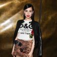 Sofia Carson lors d'une soirée Dolce &amp; Gabbana à Los Angeles, le 23 mars 2017.