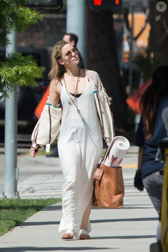 Exclusif - Kate Hudson détendue à la sortie de son cours de yoga à Los Angeles, Californie, Etats-Unis, le 7 mars 2017.