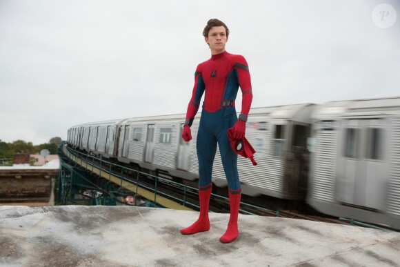 Tom Holland dans Spider-Man : Homecoming.