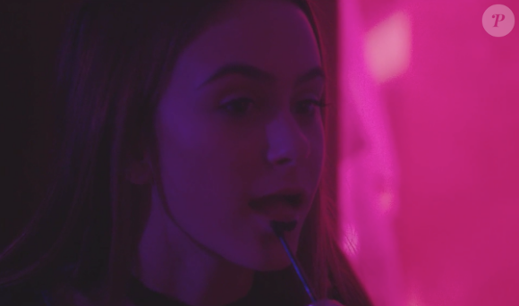 Capture d'écran du clip de Monogem, Wild, dans lequel apparaît Coco Arquette, la fille de Courteney Cox et David Arquette