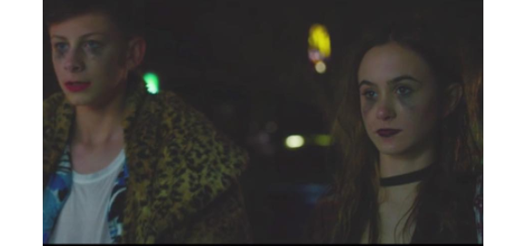 Capture d'écran du clip de Monogem, Wild, dans lequel apparaît Coco Arquette, la fille de Courteney Cox et David Arquette