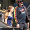 David Arquette et sa fille Coco font du shopping à Beverly Hills. Los Angeles, le 24 mars 2017.