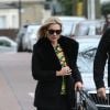 Kate Moss arrive à la maison de George Michael après la cérémonie de ses obsèques à Londres le 29 mars 2017.