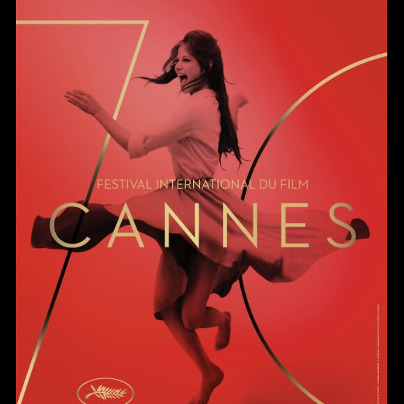 Claudia Cardinale sur l'affiche officielle du Festival de Cannes 2017.