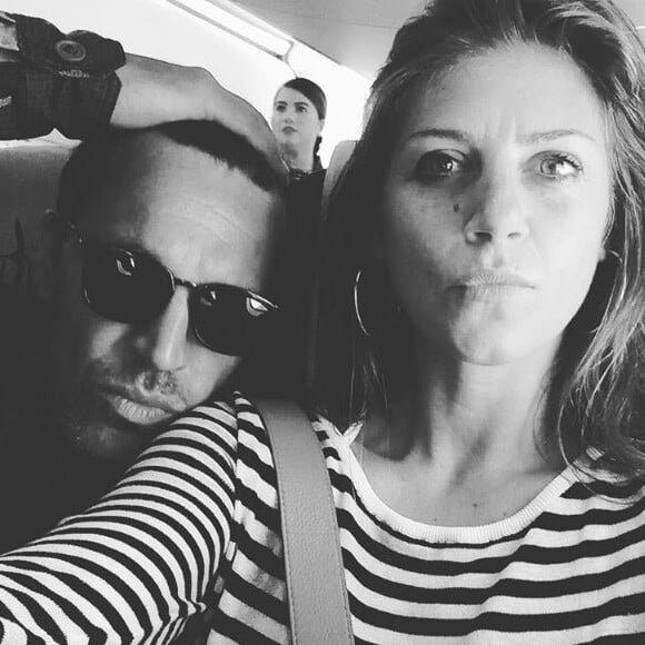 Benjamin Castaldi et sa femme Aurore. Instagram, mars 2017