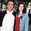 Richard Bohringer et sa fille Romane - Au théâtre pour la pièce Poèmes à Lou en 1999
